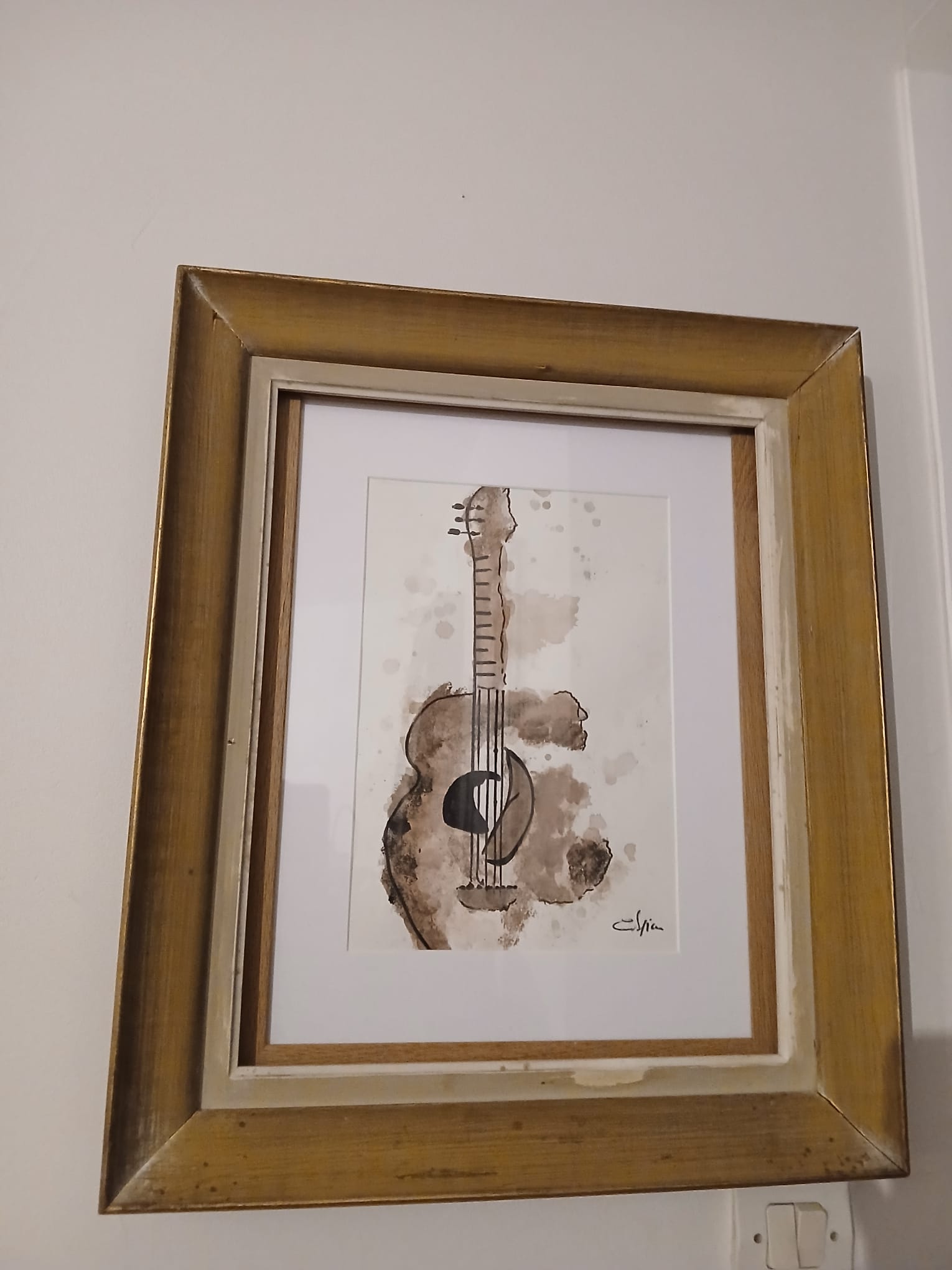 Guitare Sepia - Corinne Spica